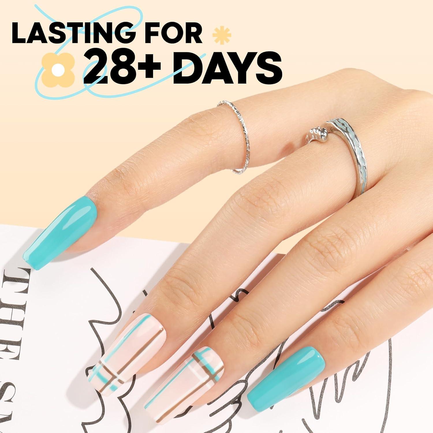 imageUNA GELLA Coffin Nails Tips Prebuff Soft Nail Tips Matte Coffin False Nails Tips Acrylic Full Cover 312Pcs 15Sizes Gelly Press On Nails Fake Nail Tips for Nail Extension DIY Salon