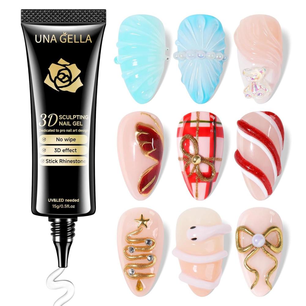 imageUNA GELLA Extra Short Almond Nail Tips 504 Pcs PreFiled XS Almond Gel Nails 12 Sizes Half Matte Full Cover Press Ons for Nail Extension Manicure Home DIY Salon3d Gel