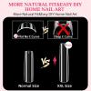 UNA GELLA Extra Long Coffin Fake Nails 504pcs Double Side Pre-shape Gel Acrylic XL Nail Tips for Half Cover Nail Extension Home DIY Nail Salon 12 Sizes Gelly Tips