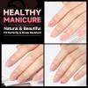 UNA GELLA Extra Short Almond Nail Tips 12 Sizes Short Almond Gel Nail Tips 120Pcs Soft Gel Clear Full Cover Nails Tips Acrylic False Nails Press On Nails for Extensions DIY Salon(A-XS Almond)