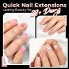 UNA GELLA Extra Short Almond Nail Tips 12 Sizes Short Almond Gel Nail Tips 120Pcs Soft Gel Clear Full Cover Nails Tips Acrylic False Nails Press On Nails for Extensions DIY Salon(C-XS Square)