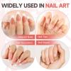 UNA GELLA Extra Short Almond Nail Tips 12 Sizes Short Almond Gel Nail Tips 120Pcs Soft Gel Clear Full Cover Nails Tips Acrylic False Nails Press On Nails for Extensions DIY Salon(Super Strong Glue)