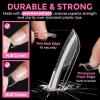 UNA GELLA Extra Short Coffin Nail Tips: XS 216pcs Pre-shape Press on Nails Extra Short Coffin Gel Tips Full Cover Acrylic Fake False Nails Extension 12 Sizes Gelly Tips(B-Short Square)