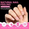 UNA GELLA Extra Short Coffin Nail Tips: XS 216pcs Pre-shape Press on Nails Extra Short Coffin Gel Tips Full Cover Acrylic Fake False Nails Extension 12 Sizes Gelly Tips(B- XS Square)