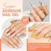 UNA GELLA Extra Short Coffin Nail Tips: XS 216pcs Pre-shape Press on Nails Extra Short Coffin Gel Tips Full Cover Acrylic Fake False Nails Extension 12 Sizes Gelly Tips(B-1 Pcs Nail Tips Glue)