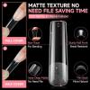 UNA GELLA Nail Tips Sqaure Extra Long Tapered Sqaure Nail Tips 504pcs XXL Clear Fake Nails Full Cover Square Gel Tips for Acrylic Nails Tips for Press on Nail Extensions Home DIY Salon 12 Sizes(A-XXL Full Square)