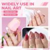 UNA GELLA Short Almond Gel Nail Tips: 504PCS Acylic Nail Tips Almond Shape Extra Short Pre Etched Half Cover 12sizes Salon Quality Soft Press On Nails DIY for Home Nails Extension(A1-Semi Nail Glue)