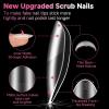 UNA GELLA Short Almond Nail Tips, 312Pcs Pre-file Inner & Full Matte Surface Short Almond Nail Tips, 15 Sizes No C Curve Soft Acrylic False Nails for Nail Extension