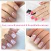 UNA GELLA Short Almond Nail Tips, 312pcs Short Almond Gel Nail Tips Shape Pre Etched Press On Nails Clear Acrylic Fake Nails No C Curve for Full Cover Nails Extension Home Art DIY Salon 12 Sizes(A02 – Extra Short Square)