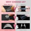 UNA GELLA Short Almond Nail Tips, 312pcs Short Almond Gel Nail Tips Shape Pre Etched Press On Nails Clear Acrylic Fake Nails No C Curve for Full Cover Nails Extension Home Art DIY Salon 12 Sizes(A2-Almond Medium Full)