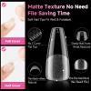 UNA GELLA Short Almond Nail Tips, 312pcs Short Almond Gel Nail Tips Shape Pre Etched Press On Nails Clear Acrylic Fake Nails No C Curve for Full Cover Nails Extension Home Art DIY Salon 12 Sizes(B0 – Long Coffin)