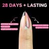 UNA GELLA Short Almond Nail Tips, 312pcs Short Almond Gel Nail Tips Shape Pre Etched Press On Nails Clear Acrylic Fake Nails No C Curve for Full Cover Nails Extension Home Art DIY Salon 12 Sizes(A0 – ShortAlmond)