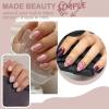 UNA GELLA Short Almond Nail Tips: 504pcs Pre Etched Fake Nails Tips Almond Shape Matte Full Cover Soft Acrylic Press On Nails Extensions No C Curve Gift For Diy At Home
