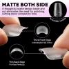 UNA GELLA Short Coffin Gel Nails Tip Pre-shaped Surface 504Pcs Press on Fake Nails Matte Full Cover Acrylic Gel False Nail for Nail Extension DIY Nail Salon 15Sizes Soft Gelly Tips(Short Coffin)