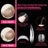 UNA GELLA Square Nail Tips X-Soft Thicker Flexible Gel Nails 330PCS Pre-etched Square Nail Tips Press on Full Cover Acrylic Fake Nails Strength Clear Nails for Nail Extensions DIY Salon 15 Sizes(Z-Short Square)