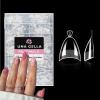 UNA GELLA Short Almond Gel Nail Tips: 504PCS Acylic Nail Tips Almond Shape Extra Short Pre Etched Half Cover 12sizes Salon Quality Soft Press On Nails DIY for Home Nails Extension(C-Short Almond)