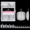 UNA GELLA Toe Nail Tips 312Pcs Short Square False Soft Gel Full Cover ToeNail Tips Matte Press on Fake Toenails 12 Sizes Pre-shape Acrylic Toenails Tips For Nail Extension Home DIY Nail Salon