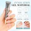 UNA GELLA Soft Gel 10ml*2 | Lamp Curing Needed For Nails Extension Solid State Soak Off Glue Super Strong Glue, Acrylic FakePress On Nails Tips for Gel Jelly Tips