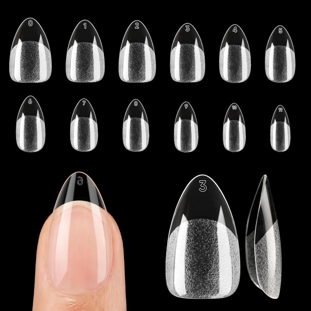 imageUNA GELLA 15ml Semi Solid Nail Glue Gel with 10ml Nail Glue Remover for Press On Nails Tips No Lamp Needed Super Strong Gel Nail Glue with 2 in 1 Acrylic Nails Remover Long Lasting Fake Nails KitAShort Almond