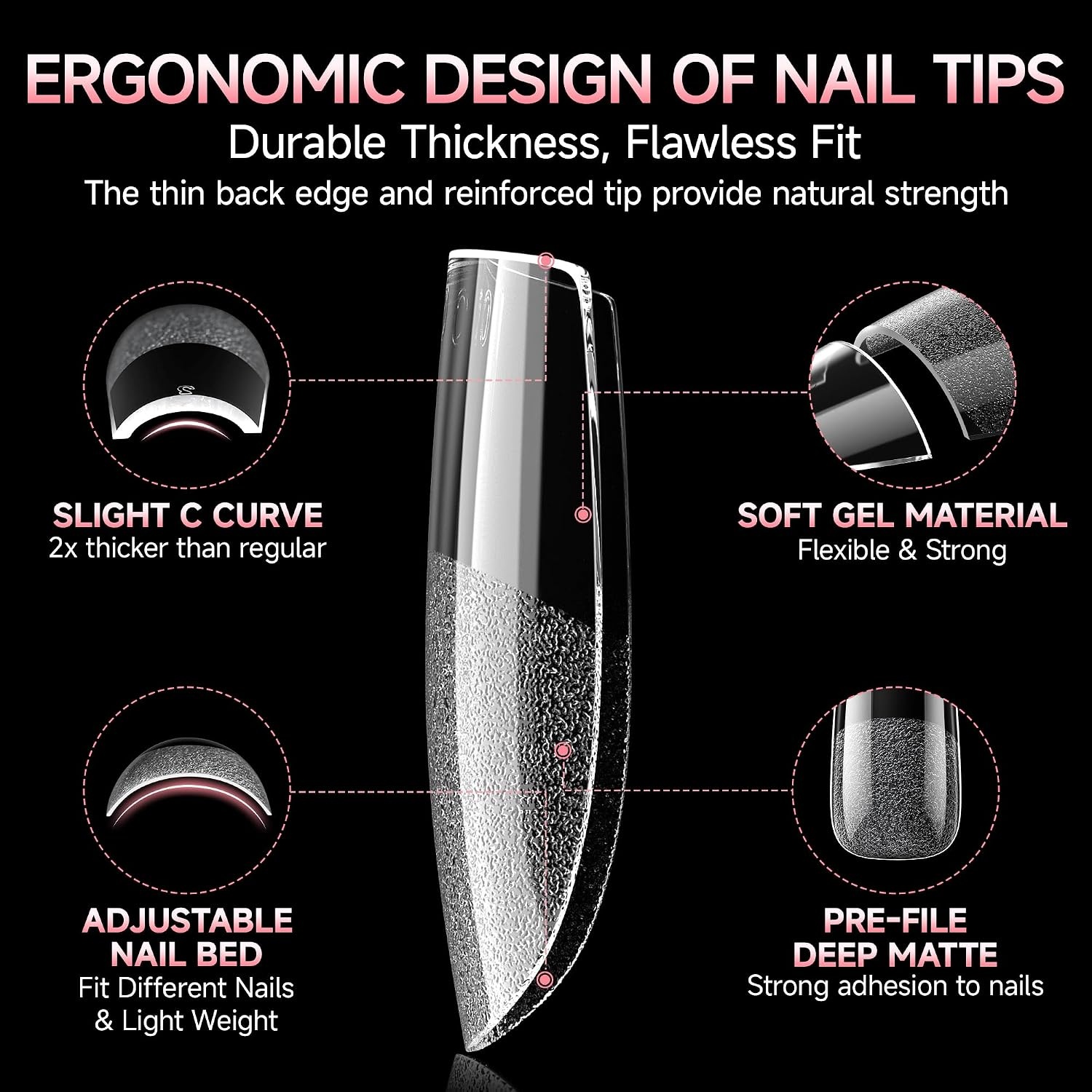 image:imageUNA GELLA Almond Press On Nails 32Pcs 16 Sizes Pastel Lilac Lavender Fake Nails with Glue and Adhesive Tabs Opaque Reusable Glue On Nails Kit for Women ManicureZMedium Square