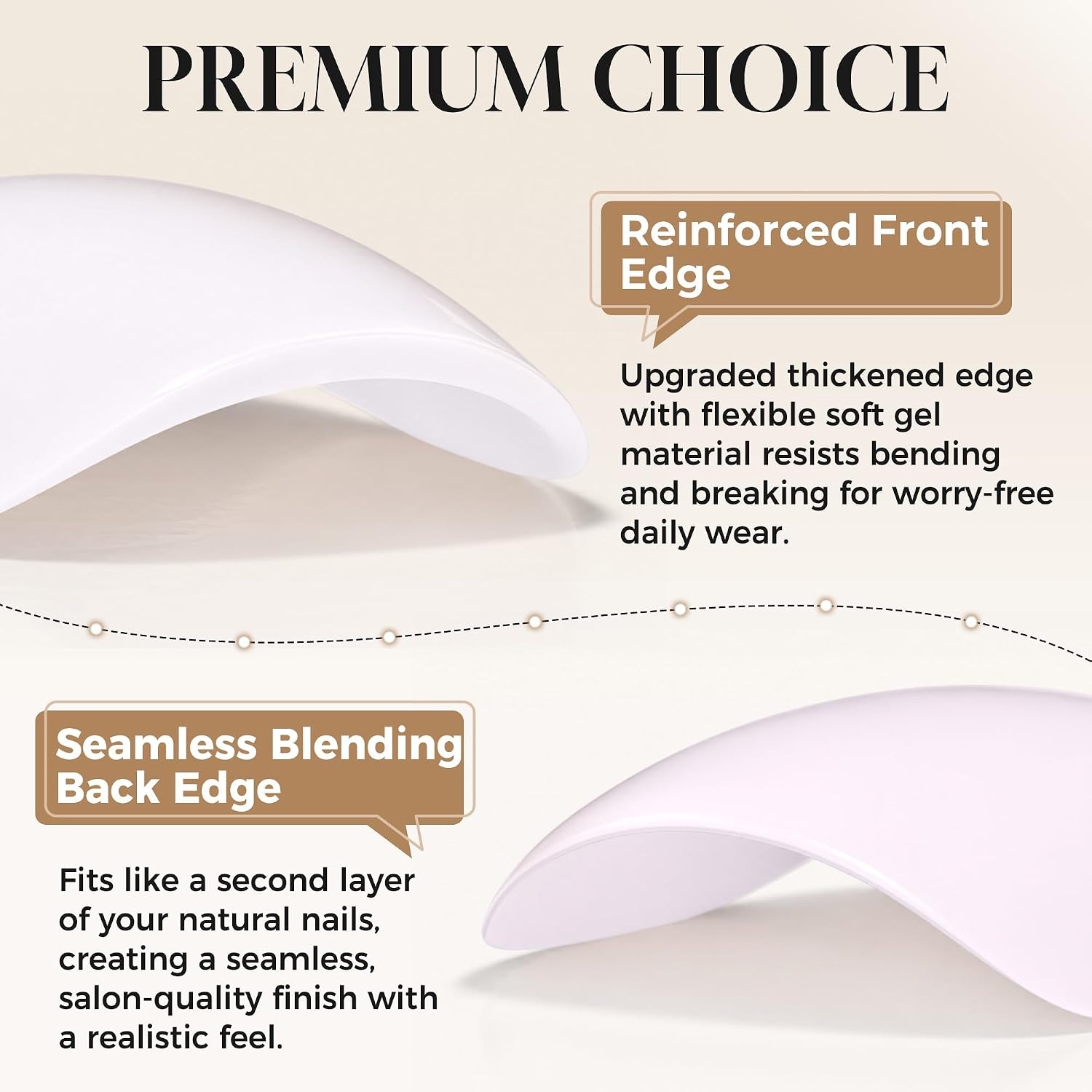 image:imageUNA GELLA Halloween Press On Nails Short Almond 32Pcs Pumpkin Fake Nails Soft Gel Nail Tips Almond Shape in 16 Sizes with Semi Glue and Jelly Tabs Orange Glitter Finish for Party Fall ManicuresLight Pink Short Squoval