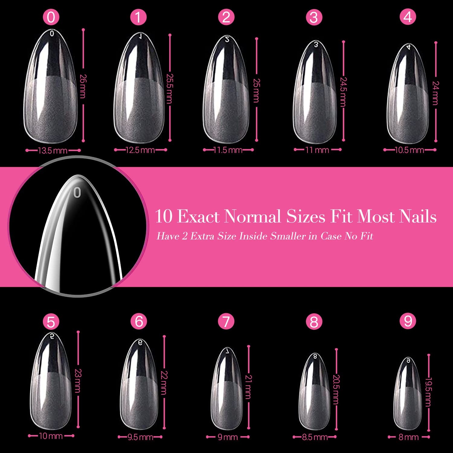image:imageUNA GELLA Short Squoval Press On Nails 32Pcs 16 Sizes Soft Gel Round Fake Nails with Silver Cat Eye Effect Light Pink Reusable Artificial Stick On Nails Kit with Glue and Adhesive TabsZMedium Almond