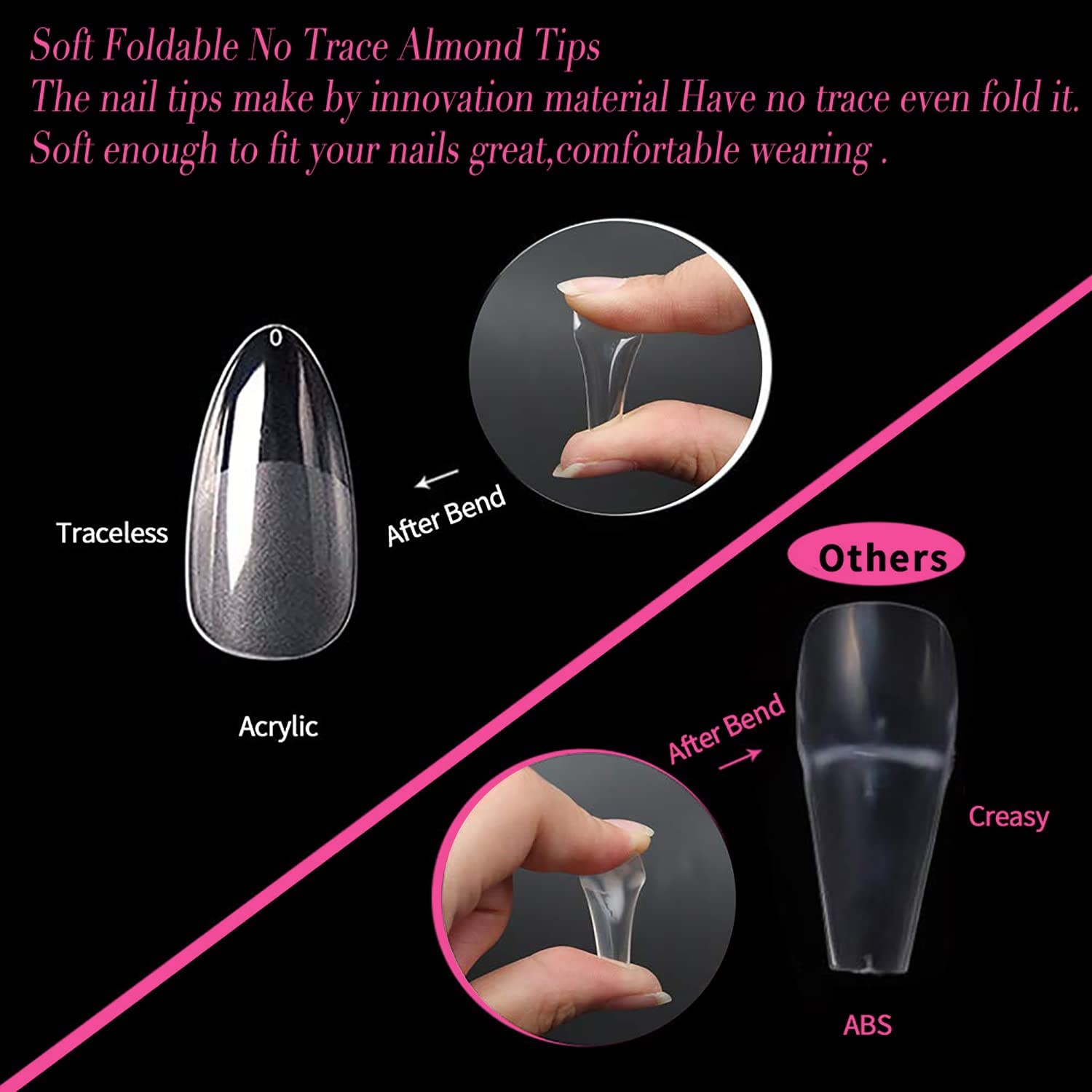 image:imageUNA GELLA Short Squoval Press On Nails 32Pcs 16 Sizes Soft Gel Round Fake Nails with Silver Cat Eye Effect Light Pink Reusable Artificial Stick On Nails Kit with Glue and Adhesive TabsZMedium Almond