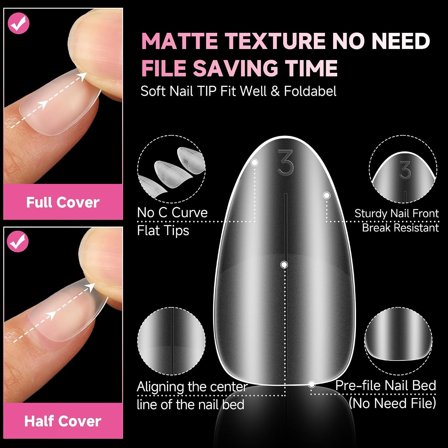 image:imageUNA GELLA Short Squoval Press On Nails 32Pcs 16 Sizes Soft Gel Round Fake Nails with Silver Cat Eye Effect Light Pink Reusable Artificial Stick On Nails Kit with Glue and Adhesive TabsZShort Almond