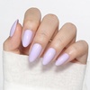 UNA GELLA Almond Press On Nails – 32Pcs 16 Sizes Pastel Lilac Lavender Fake Nails with Glue and Adhesive Tabs, Opaque Reusable Glue On Nails Kit for Women Manicure(Lilac Bloom)