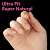 UNA GELLA Short Square Press On Nails, 32 Pcs 16 Sizes Soft Gel Fake Nails, Sheer Jelly Light Pink Glossy False Nails for Women, Reusable Stick On Nails Kit with Glue and Adhesive Tabs(Z-Short Almond Clear)