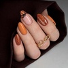 Hallowween Glitter Short Almond