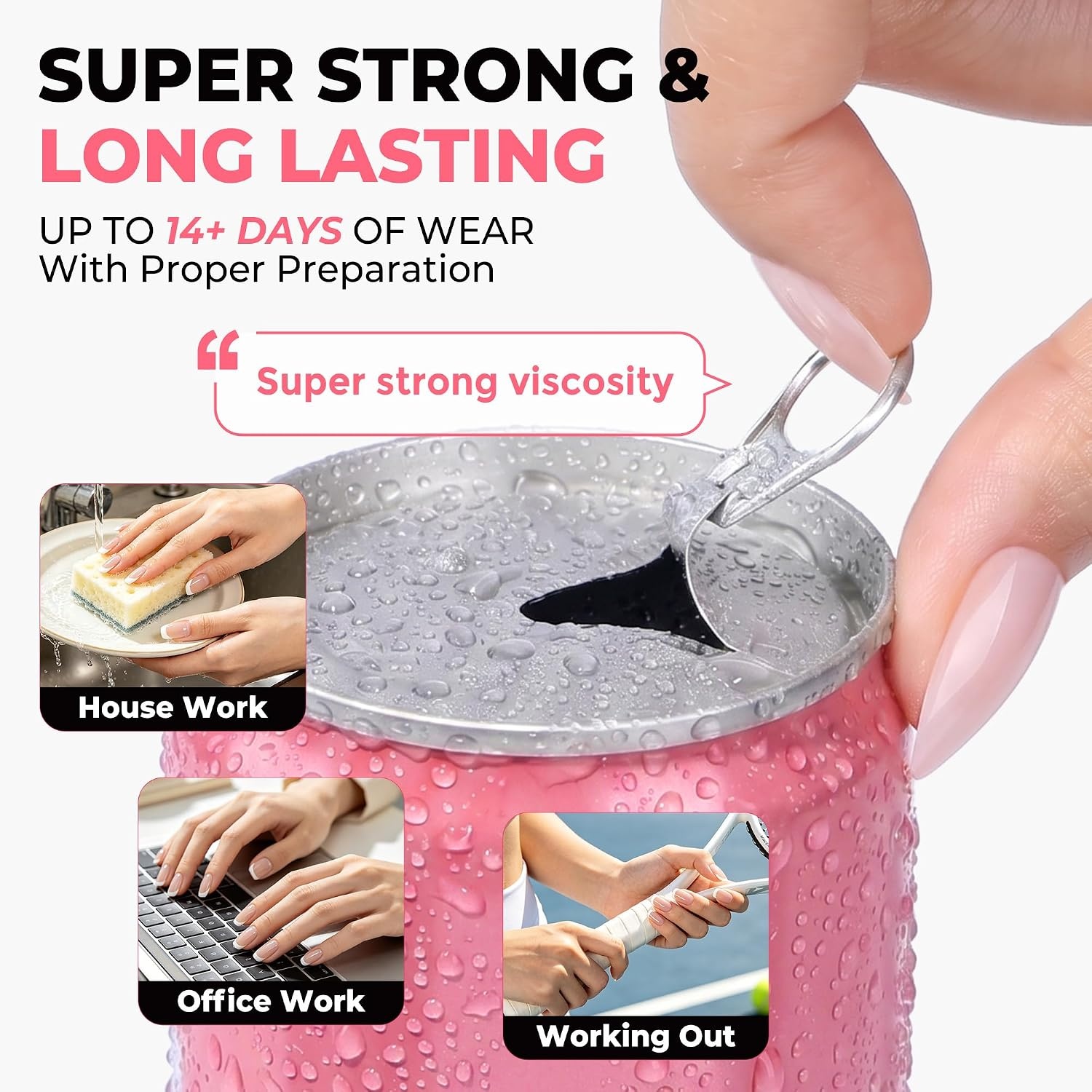 image:imageUNA GELLA 10ml Strong Nail Glue Gel for Press On Nails Air Dry Brush On