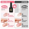 UNA GELLA 10ml Strong Nail Glue Gel for Press On Nails Air Dry Brush On