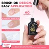 UNA GELLA 10ml Strong Nail Glue Gel for Press On Nails Air Dry Brush On