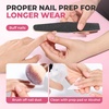 UNA GELLA 5 Pack 5g Solid Nail Glue, Air-Dry Strong Nail Glue for Press Ons