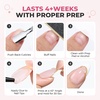 UNA GELLA 5 Pack 5g Solid Nail Glue, Air-Dry Strong Nail Glue for Press Ons